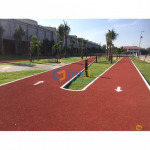 พื้นลู่วิ่ง-ลานกีฬา Synthetic มาตรฐาน IAAF, ลู่วิ่งยางสังเคราะห์ออกกำลังกาย - พื้นพียู สนามกีฬา-บารมี