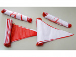 ธงราวขาว-แดง - ห้างหุ้นส่วนจำกัด แมททีเรียล แอนด์ คอนซูม 
