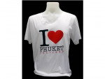 รับสกรีนเสื้อยืด I love Phuket - รับทำเสื้อยืดภูเก็ต ไอเลิฟภูเก็ต