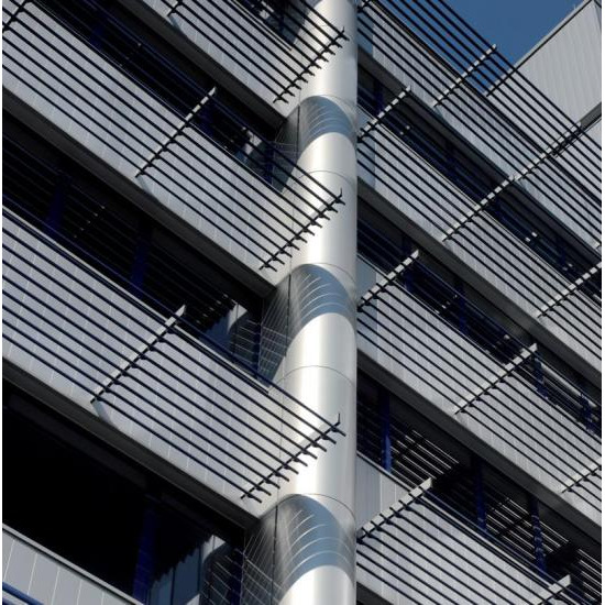 แผงบังแดดอลูมิเนียม (SUN LOUVRE) ฝ้า  ผนัง  แผงบังแดดอลูมิเนียม  แผ่นปิดผนัง  แผงบังแดดดินเผาขึ้นรูป  เรซิ่น  อะคริลิค  กระจก 