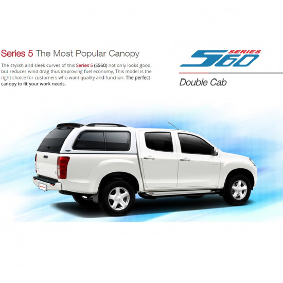 หลังคาแครี่บอย รุ่นซีรี่ย์ 5 /Carryboy's Canopy Series 5 หลังคาไฟเบอร์  หลังคารถกระบะ  แครี่บอย  ชุดแต่งรถกระบะ  อะไหล่แท้แครี่บอย  ฝาปิดกระบะ  โรเลอร์ลิด  carryboy  roller lid 