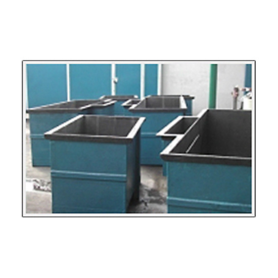 เคลือบ FRP เคลือบยาง   ถังกรอง 