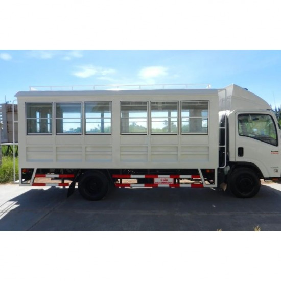 รถบรรทุกโดยสาร 6 ล้อ ต่อคอกสูงรถบรรทุก  ต่อคอกอลูมิเนียม  ต่อตัวถังรถสิบล้อ  รถบรรทุกโดยสาร 6 ล้อ 