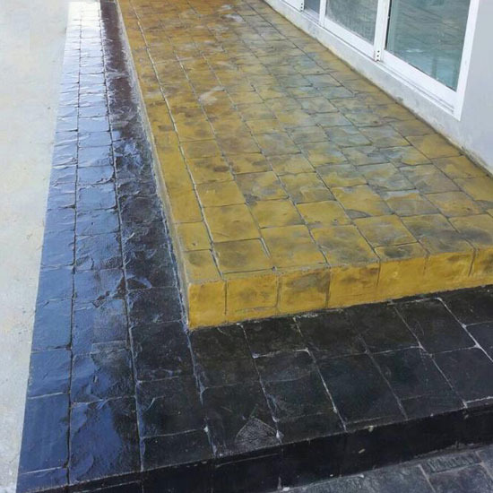 พื้นคอนกรีตพิมพ์ลาย พื้นคอนกรีตพิมพ์ลาย 