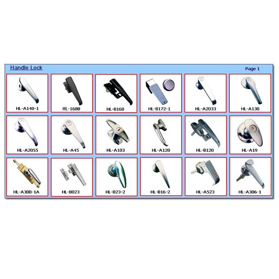 อุปกรณ์ฮาร์ดแวร์อุตสาหกรรม(Industrial  Hardware Accessory) มือจับหมุนล๊อค  