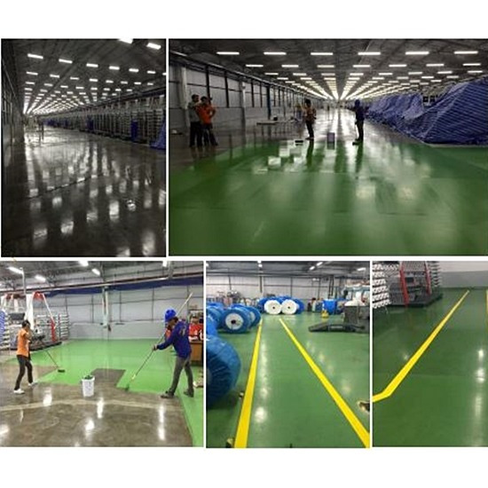Renovation of factory buildings with materials to prevent corrosion from seawater. Renovation of factory buildings with materials to prevent corrosion from seawater. 