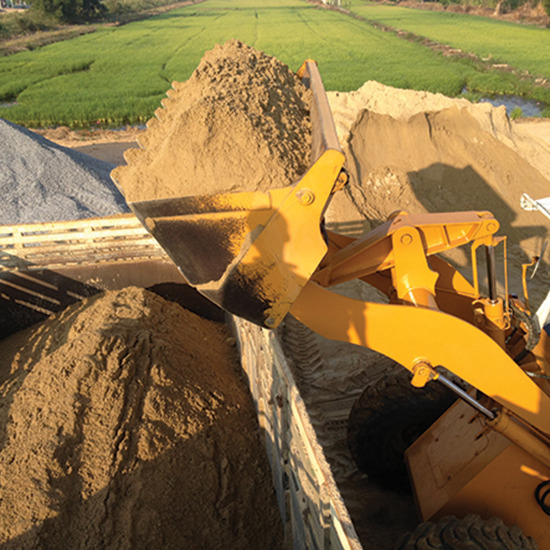 ทรายก่อสร้าง ทราย 