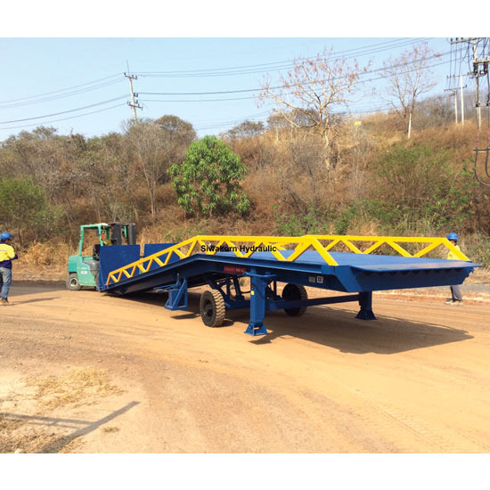 สะพานขึ้นตู้สินค้า สะพานปรับระดับ 