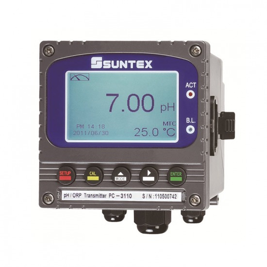 Intelligent pH/ORP Transmitter PC-3110 Series pH ORP Controller Intelligent pH/OP Transmitter PC-3110 Series pH/ORP Suntex 