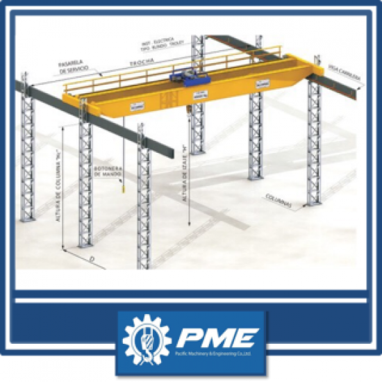 รับออกแบบติดตั้ง เครนขาสูง