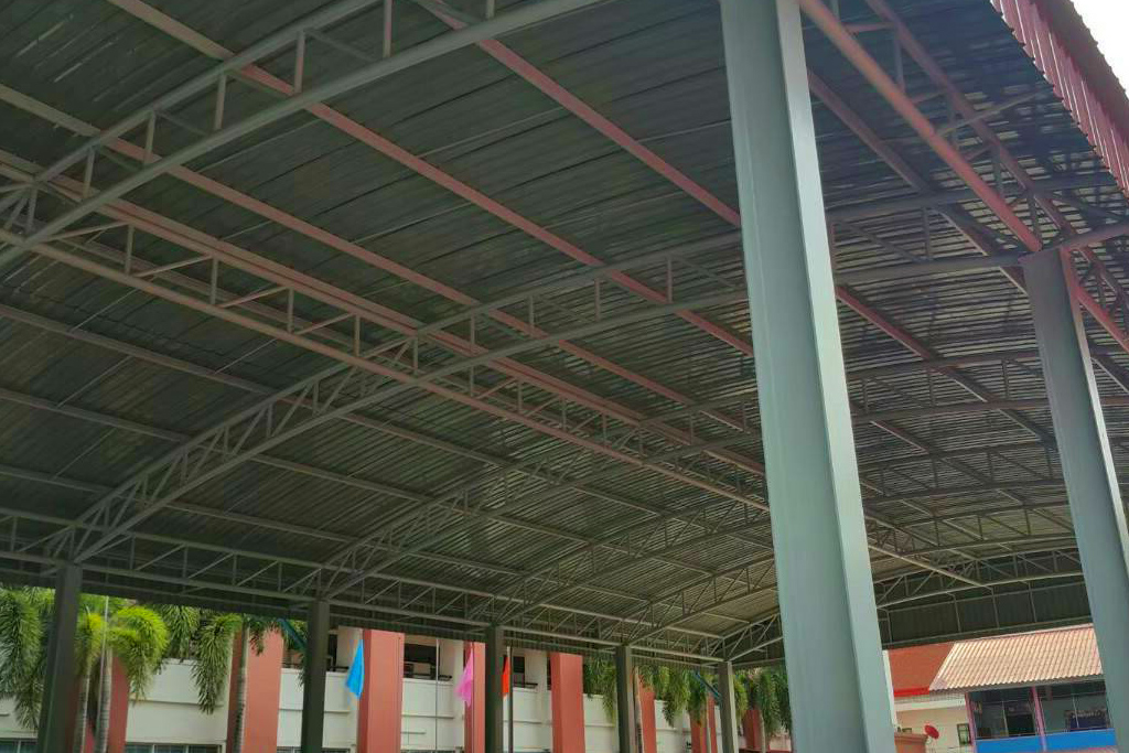 หลังค้าเมทัลชีทโครงเหล็ก-ปทุมธานี